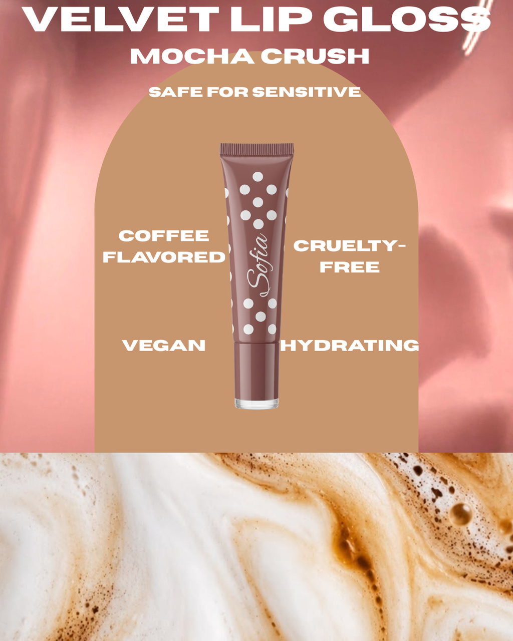 Velvet Lip Gloss - Mocha Crush
